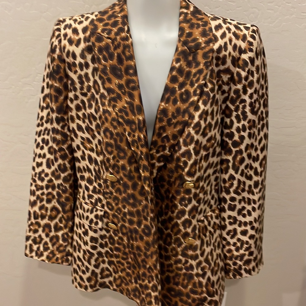 Leopard print Blazer